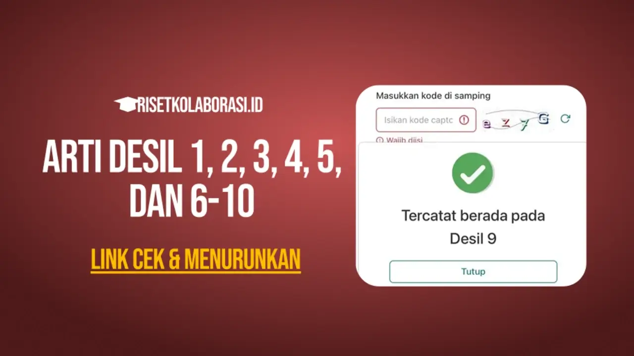 Arti Desil 1, 2, 3, 4, 5, dan 6-10